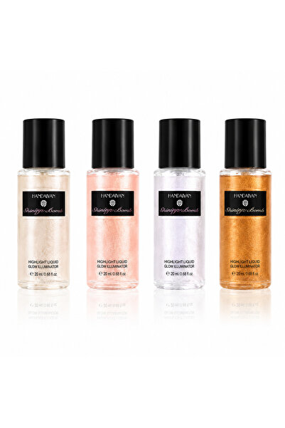 V.V LOVE Set 4 Sprayuri Parfumate cu Efect Strălucitor 90 ml