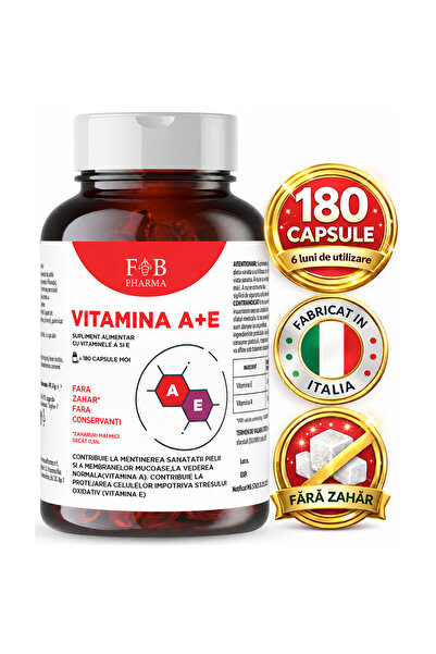 ForteBraccio Pharma Vitamina A + E OptiSkin Elite F&B Pharma ™   180 capsule ...