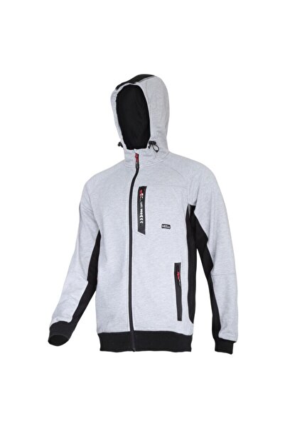 Lahti Pro Jacheta hanorac premium cu gluga si fermoar / gri - l