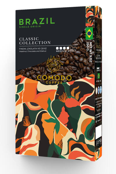 Comodo Coffee 250 g Full Set Introduction Package 7-Piece Coffee Set |   Turkish Coffee, Premium Blend, House Blend, and World Coffees