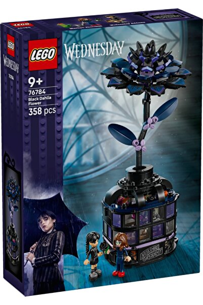 LEGO ® Wednesday - Floare de dalie neagra (76784)