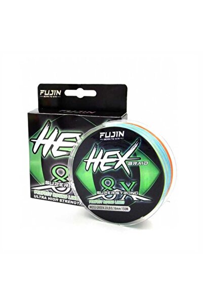 Fujin Hex Braid 8X 150mt Multicolor PE İp Misina