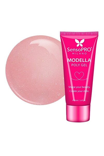 SensoPRO Milano Polygel MODELLA - Rosé Glow, 50ml