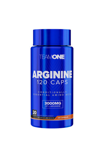 TEAM-ONE Arginine, 120 Capsules, 3000 mg