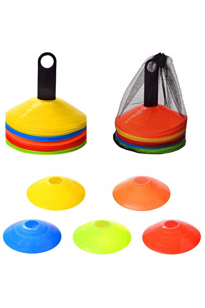 OEM Set 50 Conuri De Antrenament, Conuri, 20x4.5 cm, Multicolor, Plastic Rezi...