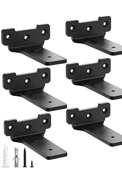 OEM Suport pentru raft de perete, metalic, solid, durabil, set de 6 bucăți, n...