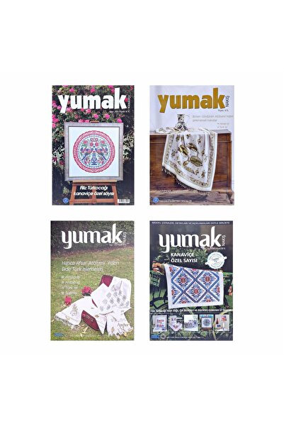 Tuva Yayıncılık Yumak (4 adet) Nakış Dergisi (105 - 108 - 116 - 117)