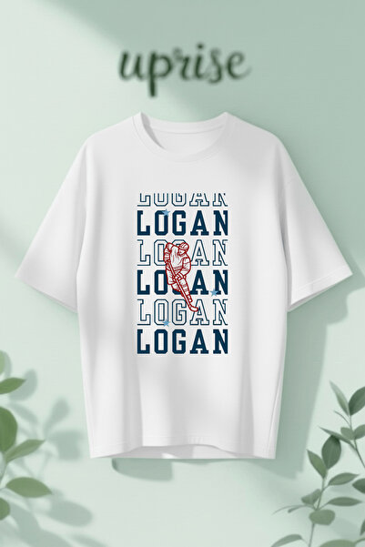 Vordevia Tricou oversize din bumbac imprimat Off Campus Briar Logan