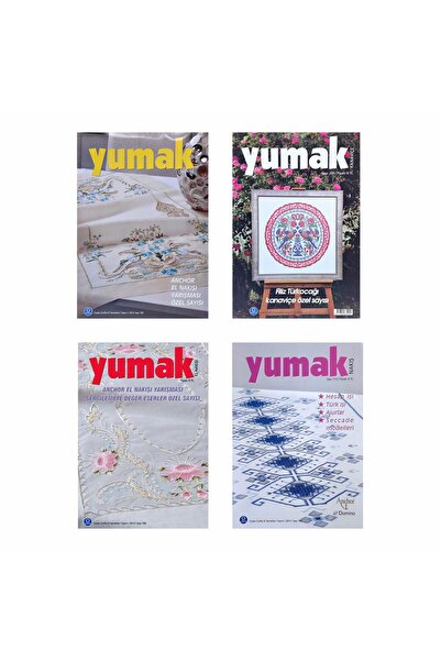 Tuva Yayıncılık Yumak (4 adet) Nakış Dergisi (102 - 105 - 106 - 112)