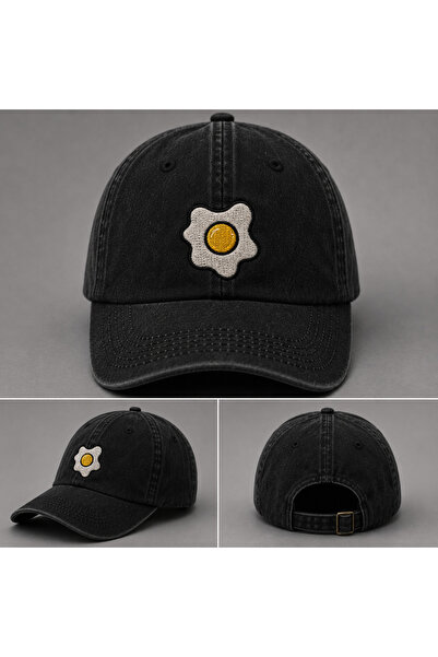 WeavedCo Egg Embroidered Vintage Washed Cap Hat