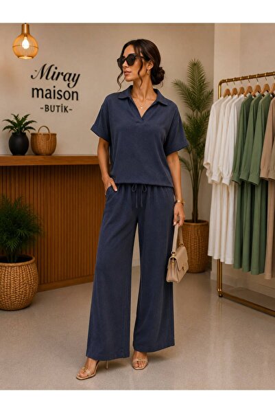 Butik Kadın Tencel Pike Kumaş Takım