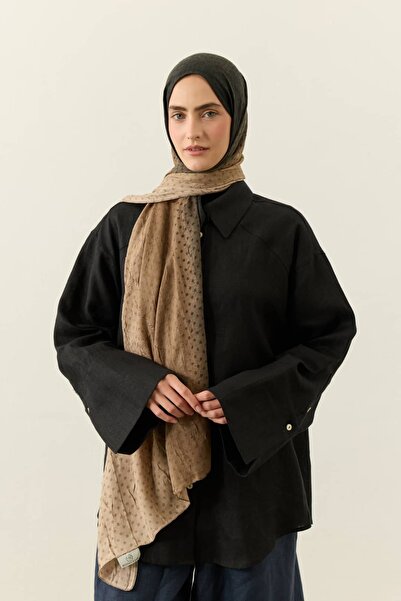 Modakaşmir Polkadot Gradient Pattern Liva Modal Shawl