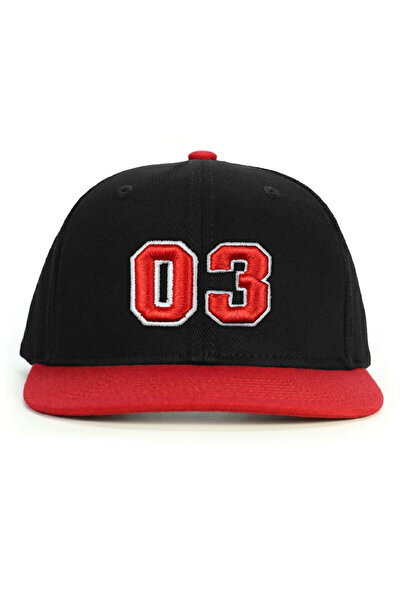 PataCute Number 03 Embossed Snapback Hat