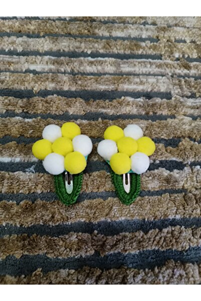 PATRON Amigurimi Hand-Knitted Hair Clip Pair