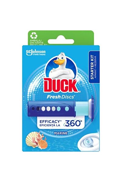 DUCK Odorizant de toaletă marin Fresh Discs, 6 discuri