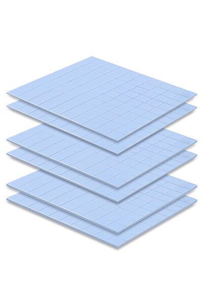 OEM Pad termic siliconic reutilizabil, conductiv, 100 x 100 mm – 6 bucăți
