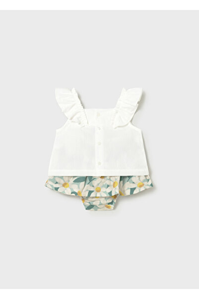 MAYORAL Baby Girl Ruffled Blouse Skirt Set 1932