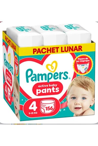 Pampers Pants Scutece-chilotel Pants XXL Box Marimea 4 pentru 9-15 kg, 156 bu...