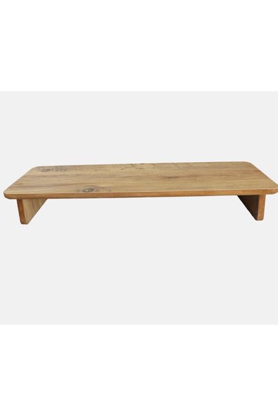 dnz DENİZ AHŞAP Desktop Pc Monitor Display Stand Riser Desk Organizer Coffee Table Wooden Patterned Mdf