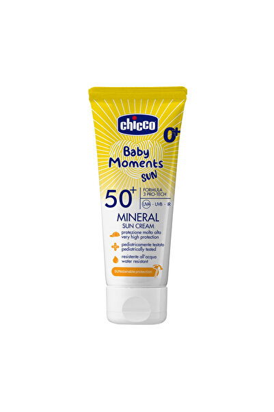 Chicco Crema protectie solara cu minerale SPF 50+ Baby Moments, 0 luni+, 75 ml,