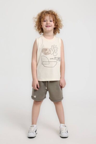 HAUSEkids 1-5 godina staro Milan Fox dečačko odelo - Latte
