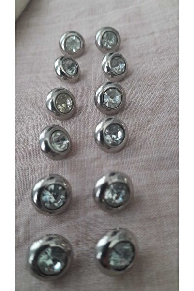ILERI EUROPE Polyester Stone Button 10 mm 12 Pcs