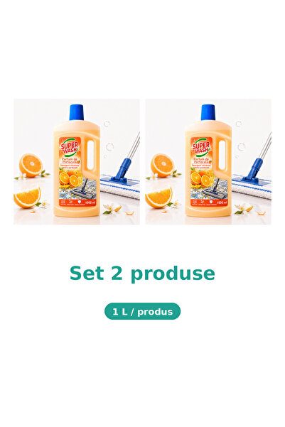 Super wash Bax 2 Pachete Detergent universal pentru pardoseli Super Wash, Par...