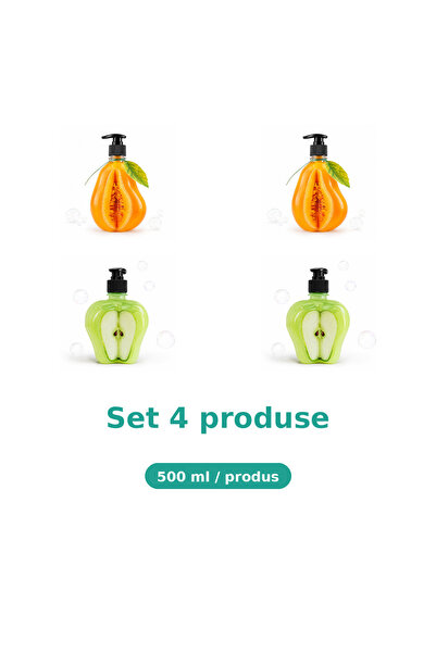 Tasty Set 4 Produse Tasty, Mix 2x Pepene Galben, 2x Mar Piele Sensibila