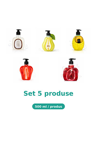 Tasty Set 5 Produse Tasty, Mix Cocos, Pere, Ananas, Capsuni, Rodie