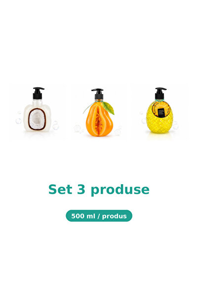Tasty Set 3 Produse Tasty, Mix Cocos, Pepene Galben, Ananas