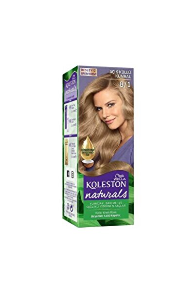 Genel Markalar Naturals Saç Boyası 8/1 Açık Küllü Kumral 1 adet