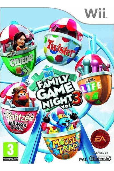 Electronic Arts Hasbro Οικογενειακή Βραδιά Παιχνιδιών 3 Παιχνίδι Wii (Μεταχει...