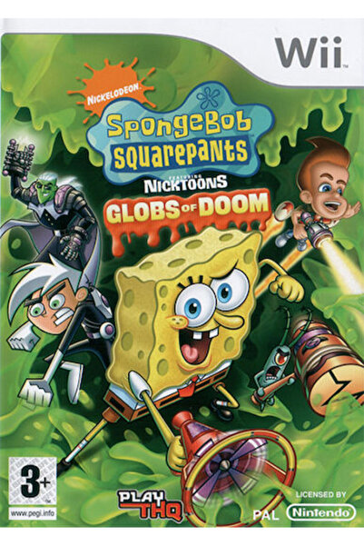 Nintendo Spongebob Squarepants Globs Of Doom Wii Παιχνίδι (Μεταχειρισμένο)
