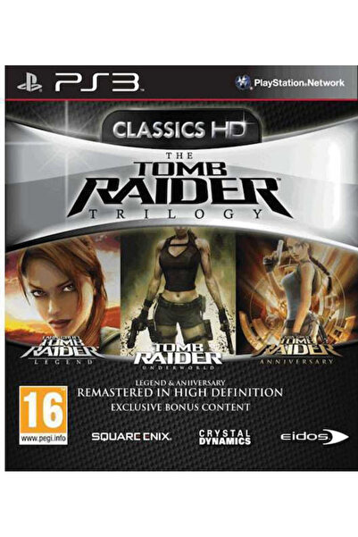 EIDOS Tomb Raider Trilogy Classics HD Παιχνίδι PS3 (Μεταχειρισμένο)