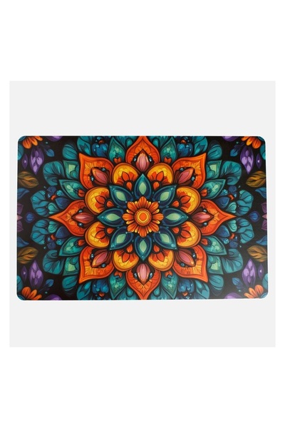 OEM Suport Pentru Farfurii, Multicolor, Model Mandala, 43,5x28,5cm