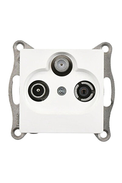 Generic Brand Günsan visage white satellite socket outlet frameless