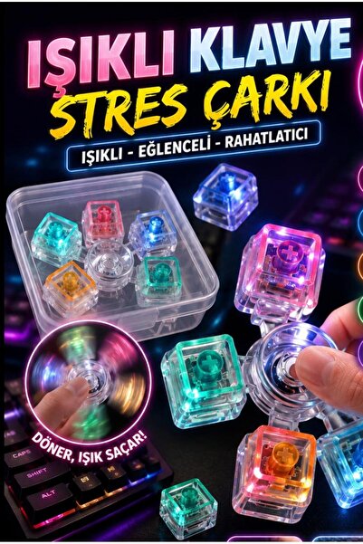 DİĞER1111 5 Lİ IŞIKLI STRES ÇARKLI KLAVYE