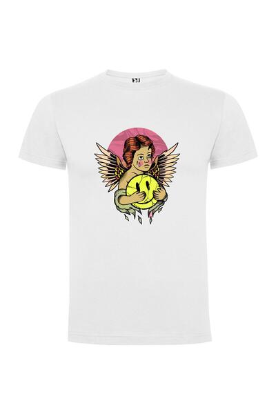 iLovePrints Yellow Ball Angel Tshirt