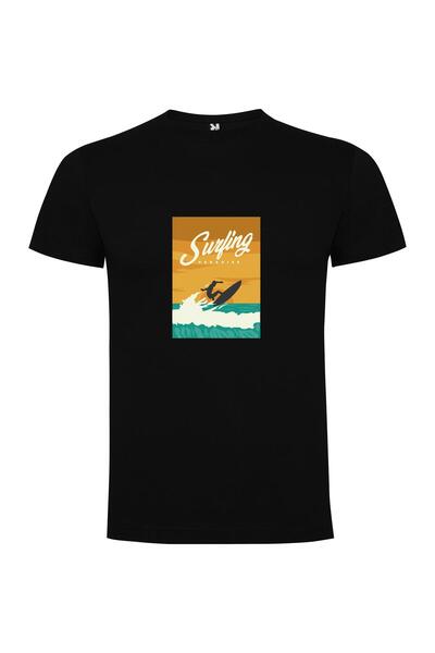 iLovePrints Surf's Up, Vintage Style Tshirt