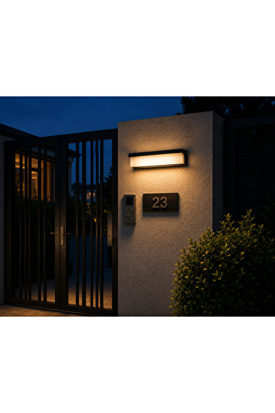 VOLTERRA DEKORATİF İÇ VE DIŞ MEKAN İNCE CUNDA 24W LED APLİK GÜNIŞIĞI