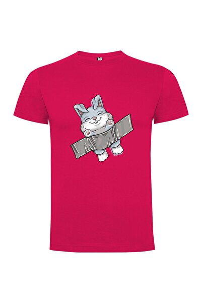 iLovePrints Pink Bunny Sketch Tshirt