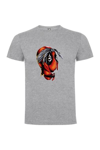 iLovePrints Deadpool Mandalorian Portrait Tshirt
