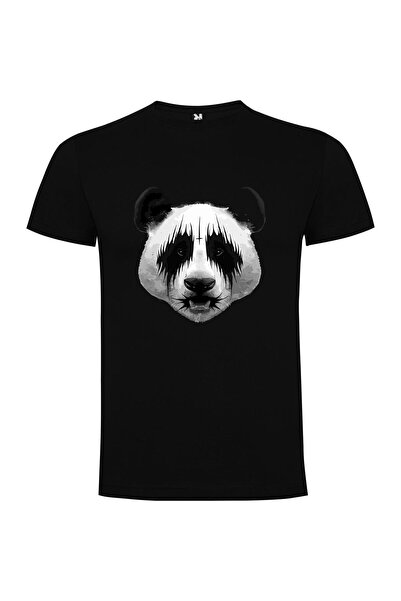 iLovePrints Panda Magic Monochrome Majesty Tshirt