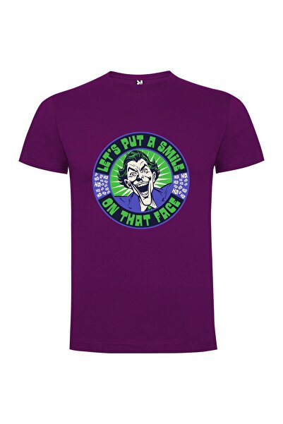 iLovePrints Sarcastic Joker's Grin Tshirt