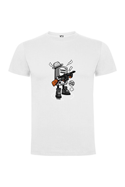 iLovePrints Gangsta Game Over Robot Tshirt