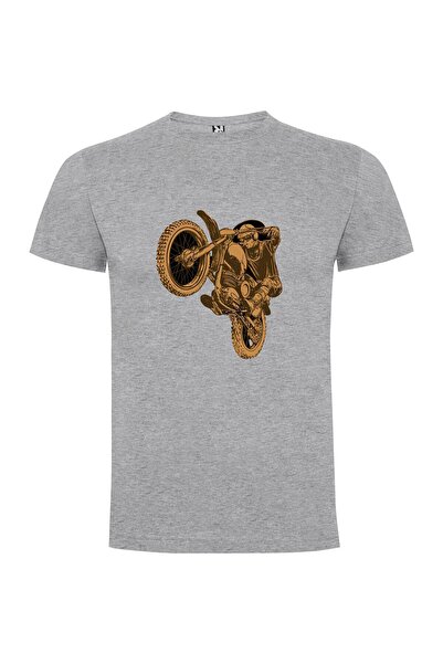 iLovePrints Dirt-Drifting Motorcycle Maverick Tshirt