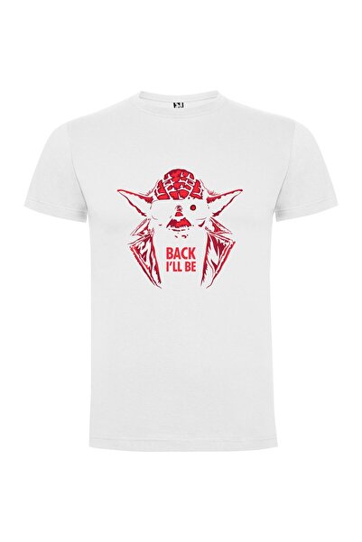 iLovePrints Red Yoda Returns Evil Tshirt
