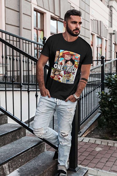 iLovePrints One Piece Characters Collage Tshirt