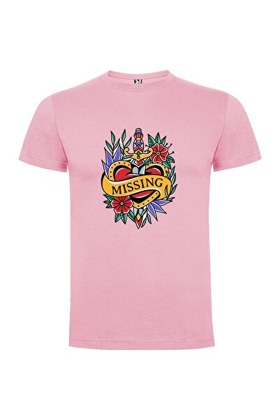 iLovePrints Missing Heart Tattoo Flash Tshirt