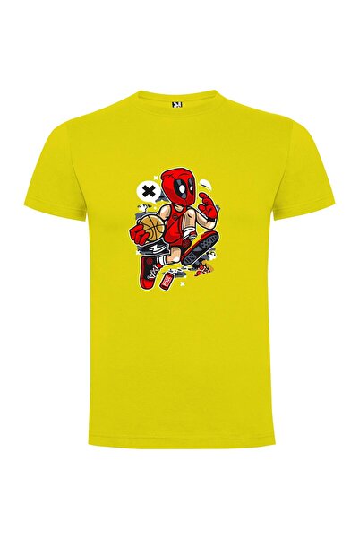 iLovePrints Iconic Hand-Painted Deadpool Tshirt